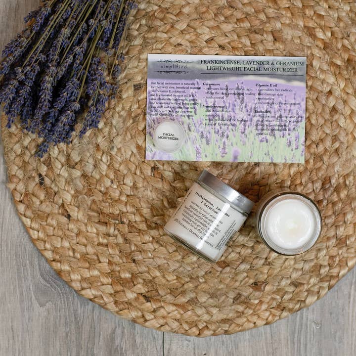 Simplified Soap - Wholesale Facial moisturiser - Facial Moisturizer Sample Cards (12 Pack)6