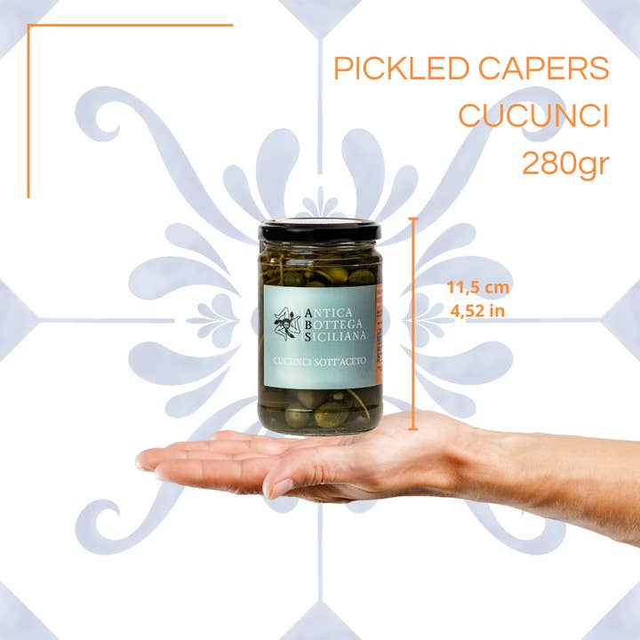 Antica Bottega Siciliana - Wholesale Salad Dressing - Sicilian Cucunci in white wine vinegar - 280 g3