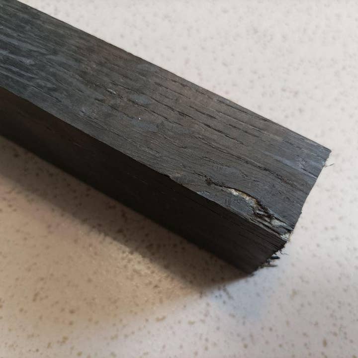 Prut63683 – wholesale Cutouts – Bog Oak Wood Blanks 50x29x135mm from 1270-5460 Years N1