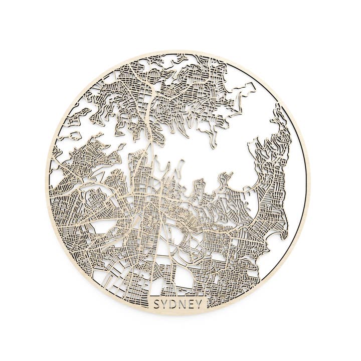 Træbykort, Australien Sydney for engroshandel hos Papurino