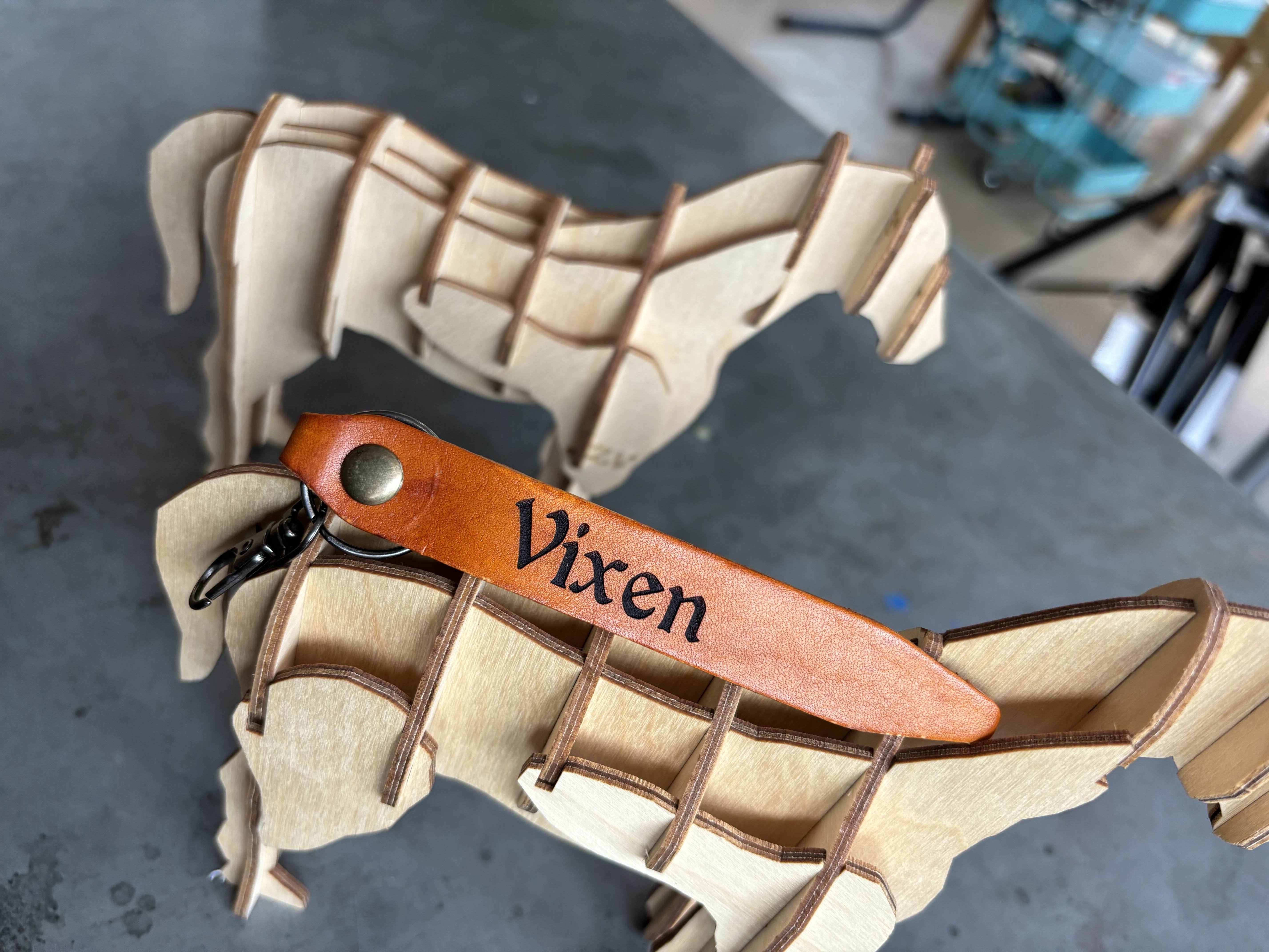 Artifice By Artifact - Wholesale Keychain - Unisex - Renaissance Fair Leather Keychains1