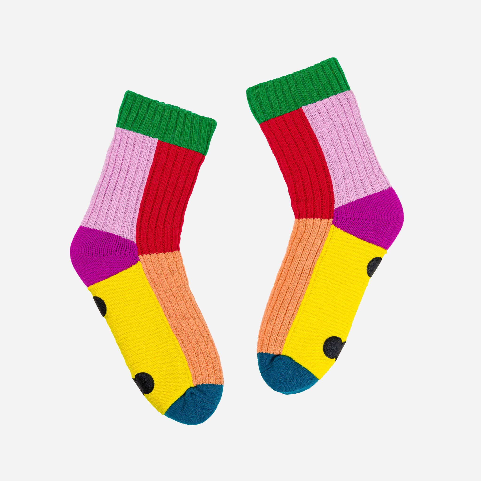 VERLOOP | knits - Wholesale Sock Slippers - Unisex - Kaleidoscope Knit House Socks4