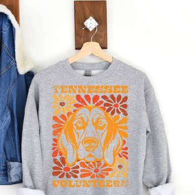 Sudadera con estampado floral de Tennessee Volunteers para venta al por mayor de BB Subs and Screens