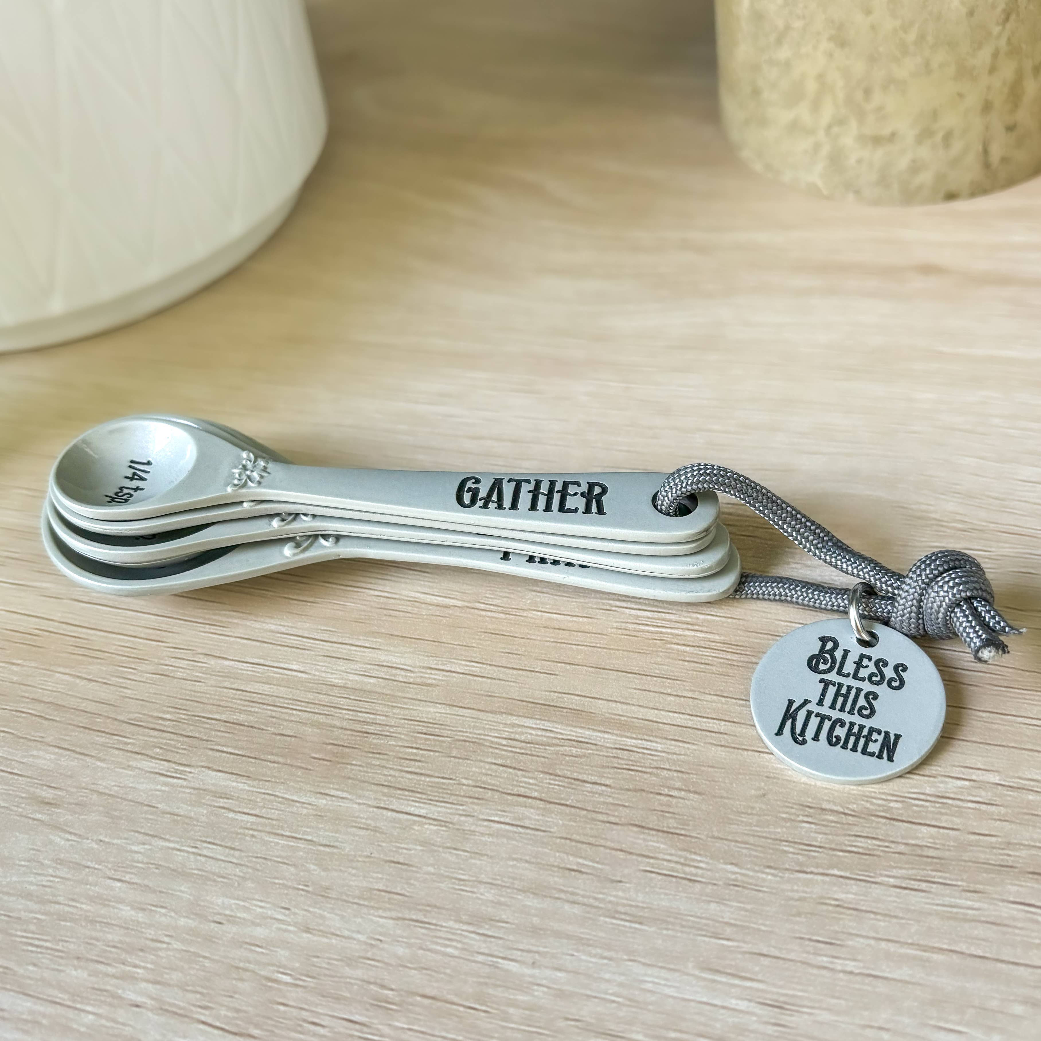 Abbey + CA Gift - Wholesale Measuring spoon - Kitchen Prayer Measuring Spoons3