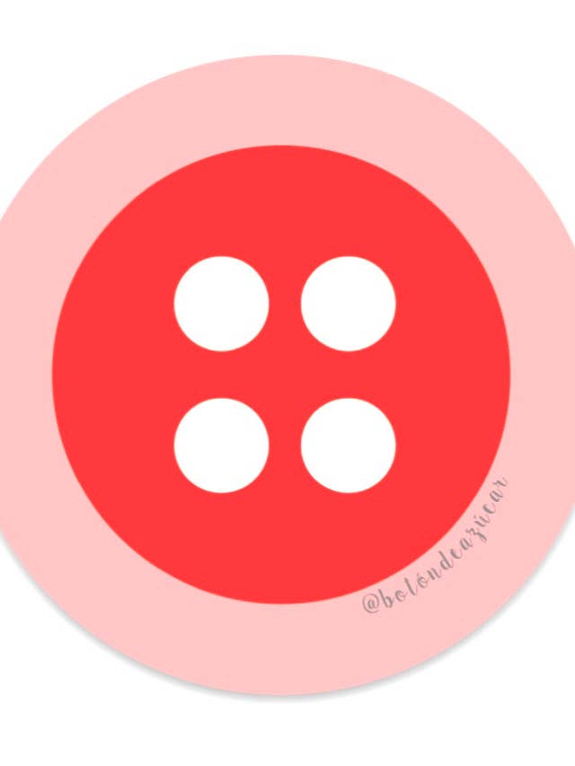 Botón - Cereza para venta al por mayor de Botón de Azúcar