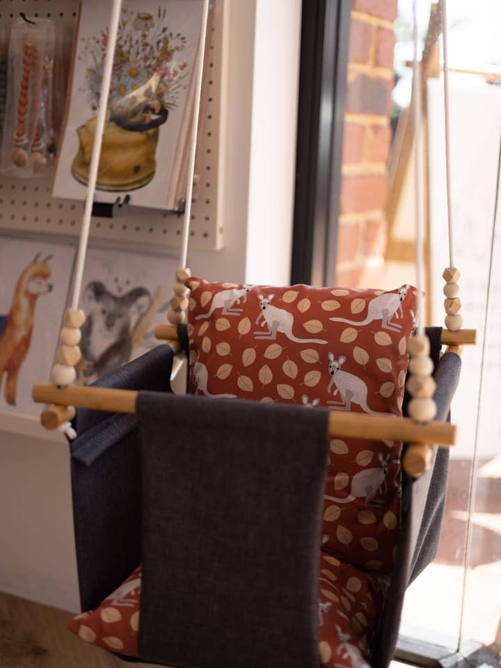 BABY SWING | DARK | ROO ROO DARK for wholesale by JAR OF WILD MOMENTS