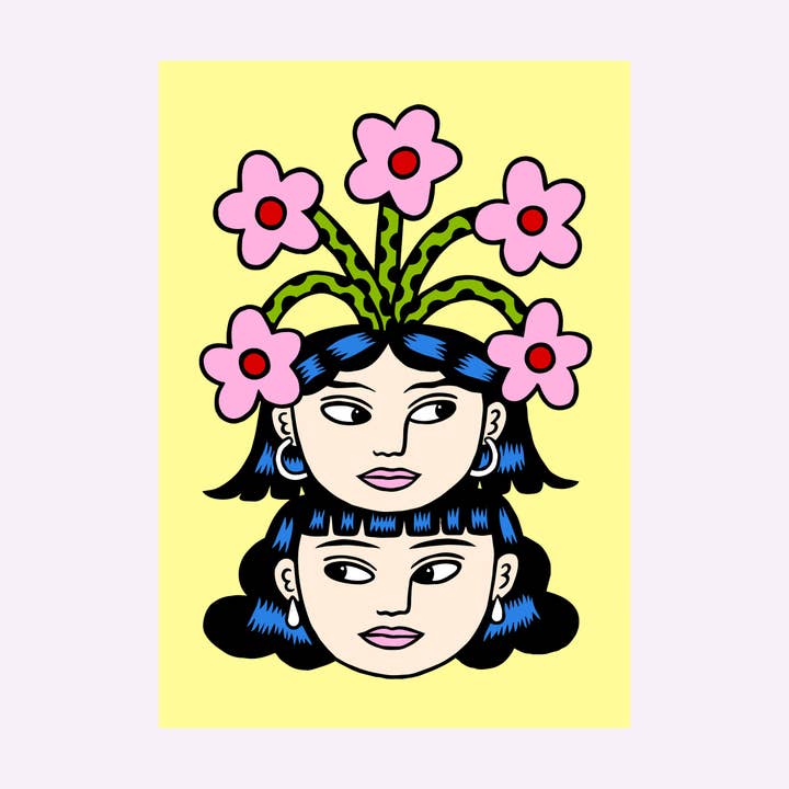 IN BLOOM PRINT for wholesale by Eva Malley