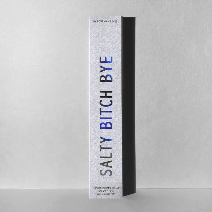 Salty Bitch Bye Hand-Rolled Botanical Incense Sticks for wholesale by Bohemian Rêves