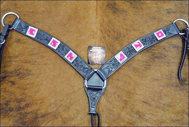 HILASON - Wholesale Horseback Riding Gear - HILASON Western Horse Headstall Breast Collar Set Tack Genuine American Leather | For Horses Headstalls140