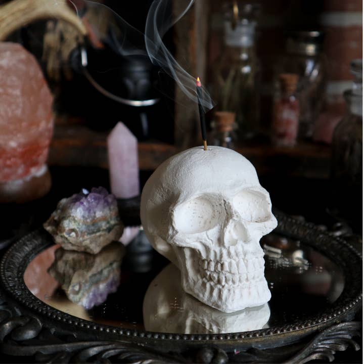 Drop Dead Candles - Wholesale Incense Holder - Skull Stick Incense Holder2