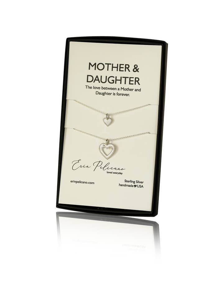 (Collier unique) Coeur Mère - Argent Sterling pour la vente par Erin Pelicano Jewelry