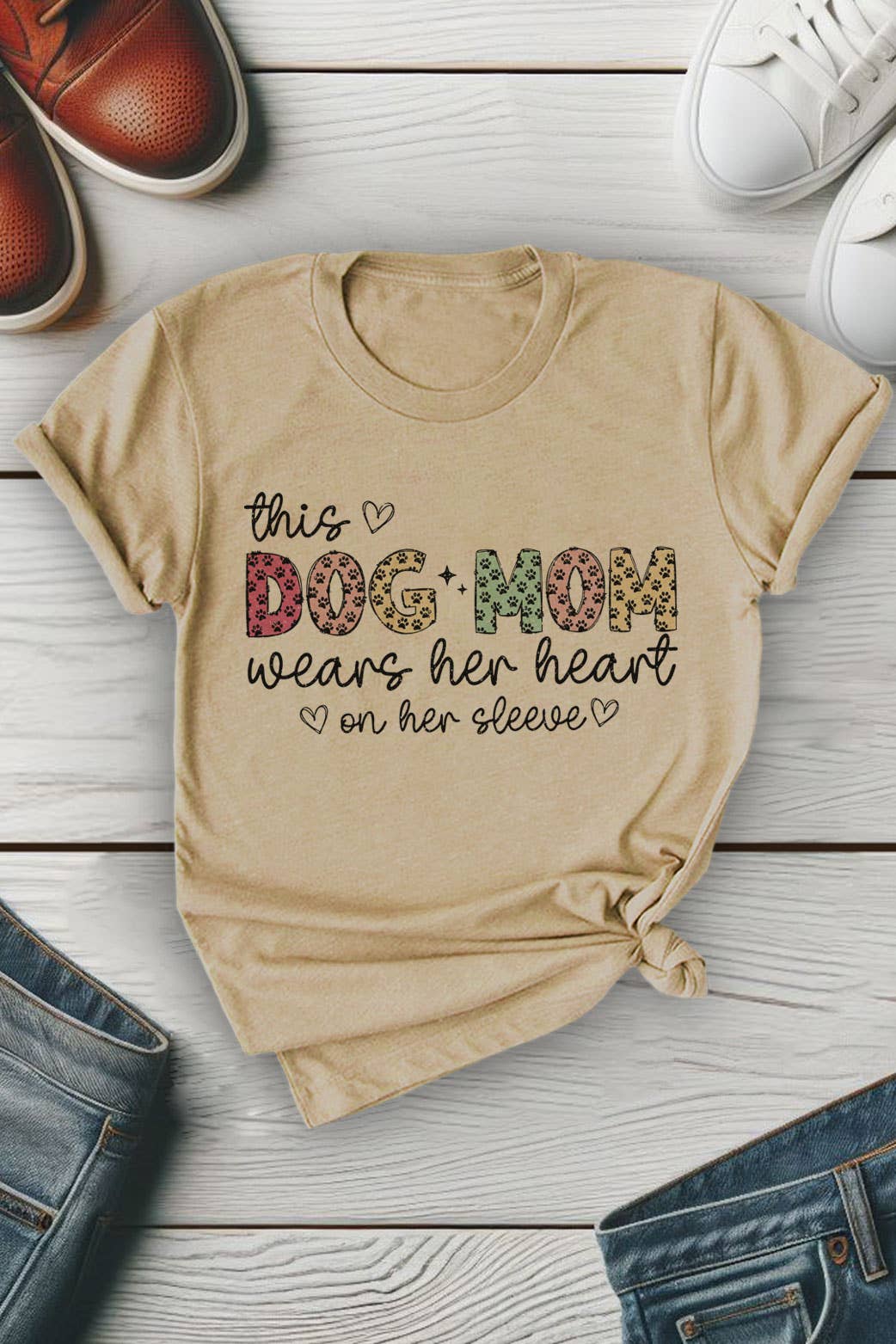 Top Avenue - Vendita all'ingrosso Maglietta serigrafata - Donna - This Dog Mama Wats Her Her Her Her Her Her Her Her Her Her Her Her Her H6