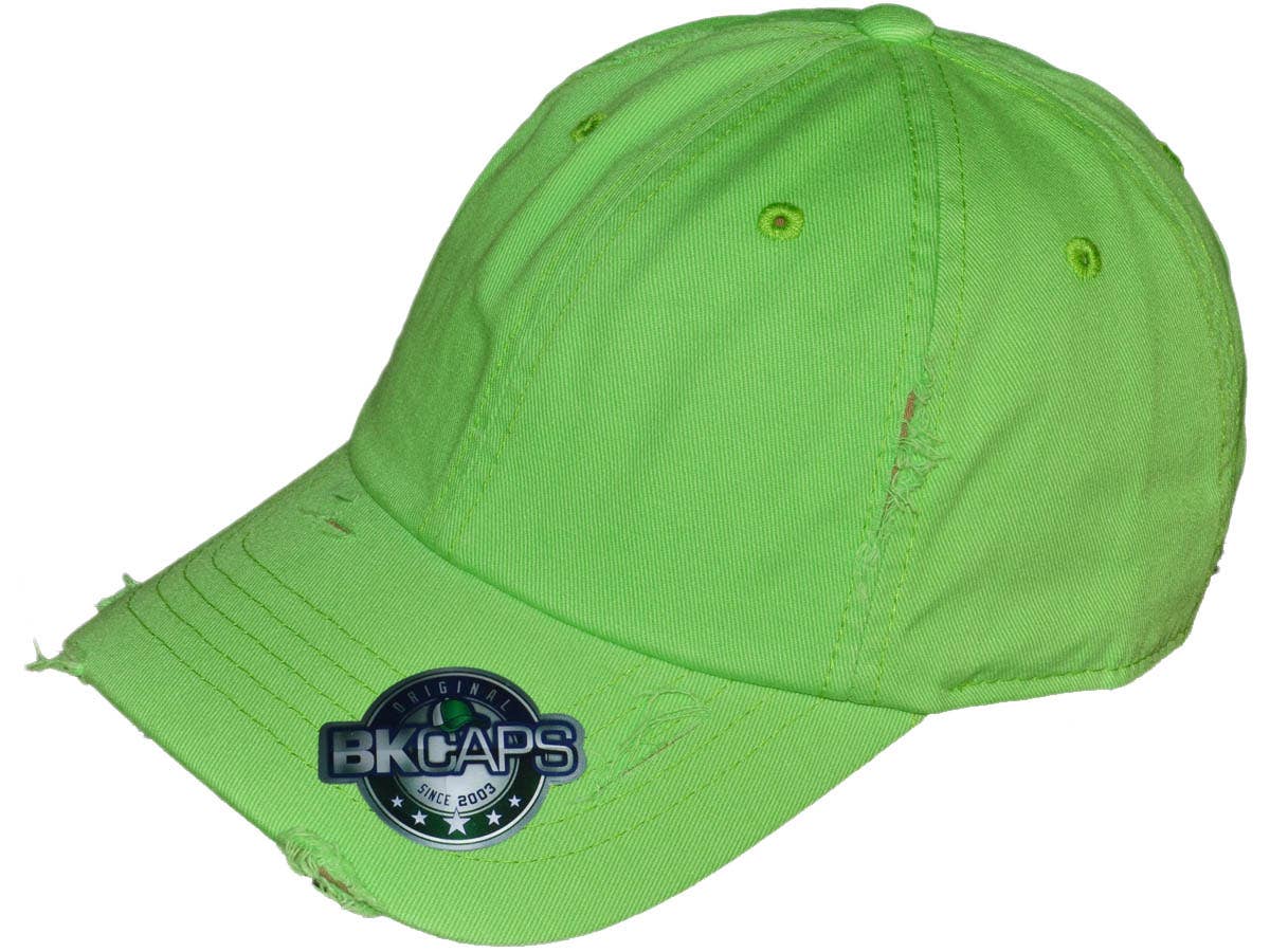 Buck Wholesale - Vendita all'ingrosso Cappellino da baseball - Unisex - Cappello vintage da papà, in cotone di alta qualità, a basso profilo, strappato3