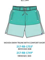 Dyb Teal Drenge Badebukser (217-RB-1753) for engroshandel hos Cabana Life