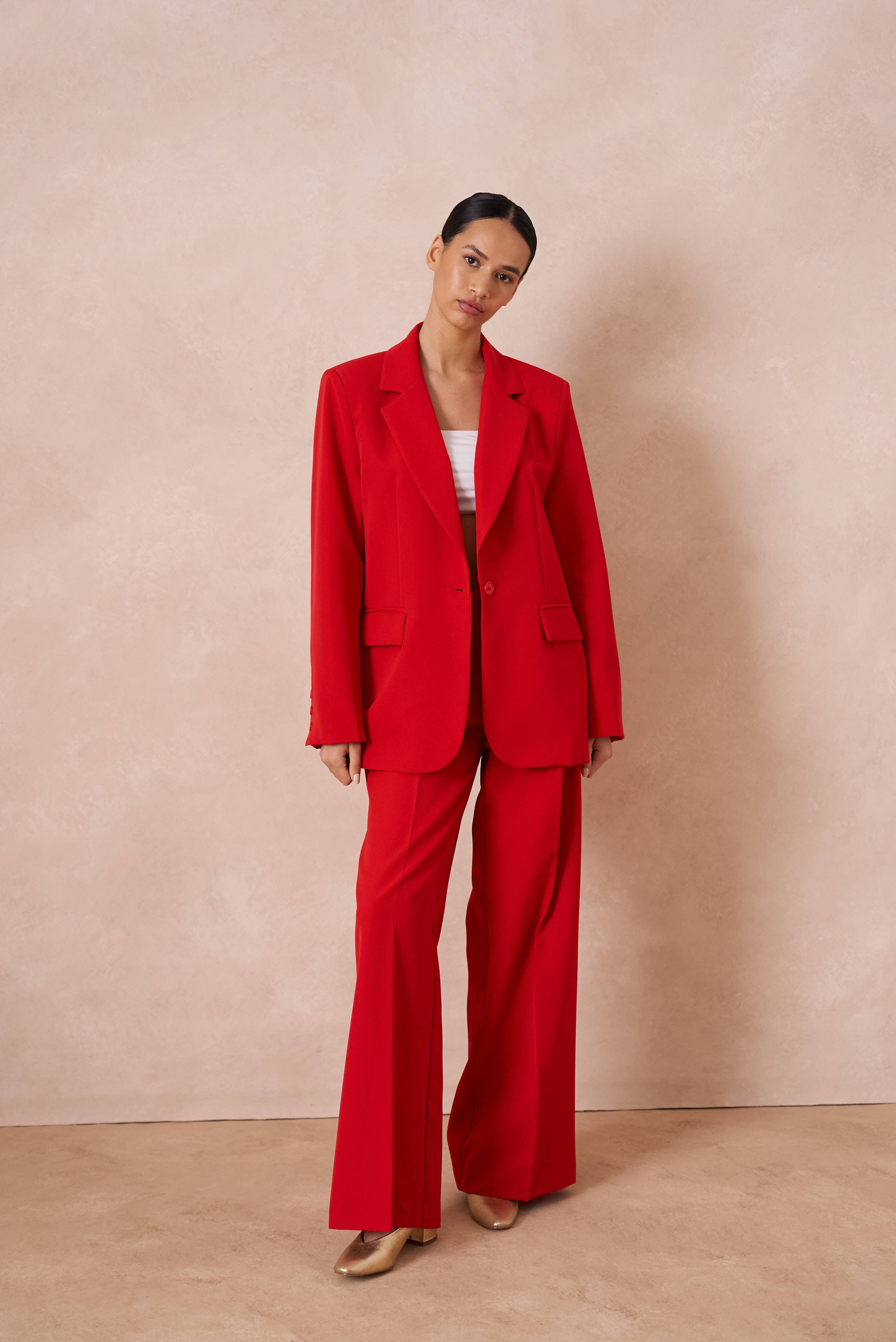 Attentif Paris - Wholesale Suit Jacket - Women's - [Timeless] Solid oversized jacket timeless15