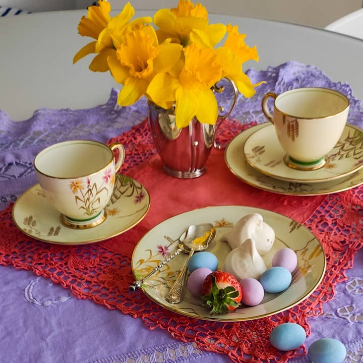 Heyfoo - Wholesale Placemat - Set van drie kleedjes met koraal buranokant3