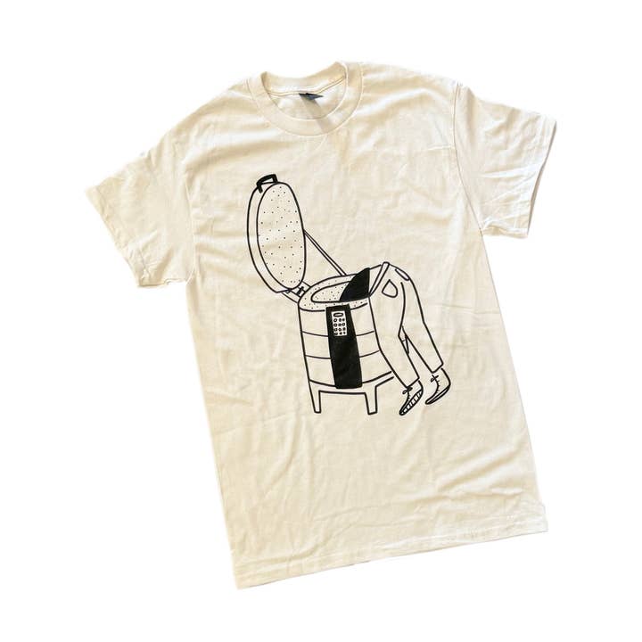 Kiln Loader Tee - Cream for wholesale by Molly Anne Bishop
