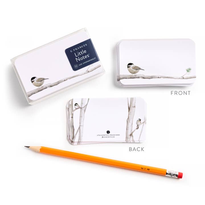 E. Frances Paper - Wholesale Stationery/Notecard Set - Chickadee Little Notes®1