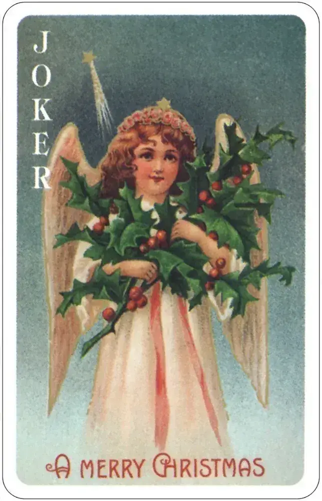 U.S. Games Systems Inc. - Vente Jeu de cartes - Pont à double pont de luxe Old Time Christmas Angels1