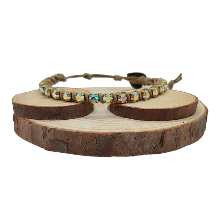 Kettenarmbänder aus Kristall, Größe M — Ab für den Großhandel von QUÉ MÁS JEWELS