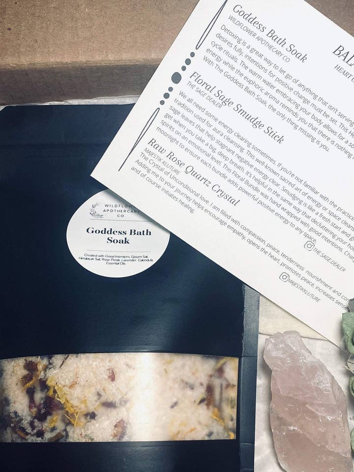 Balance Within Self Care Gift Set for wholesale by WildFlower Apothecary Co