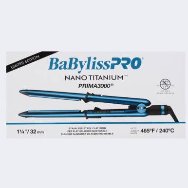 Majestic Wholesale - Wholesale Straightener/Flat Iron - BABYLISS PRO NANO TITANIUM STAINLESS STEEL FLAT IRON