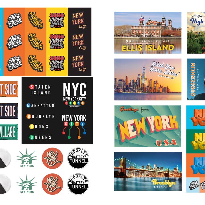 Sourcebooks - Wholesale Sticker - 500 Stickers: NYC1