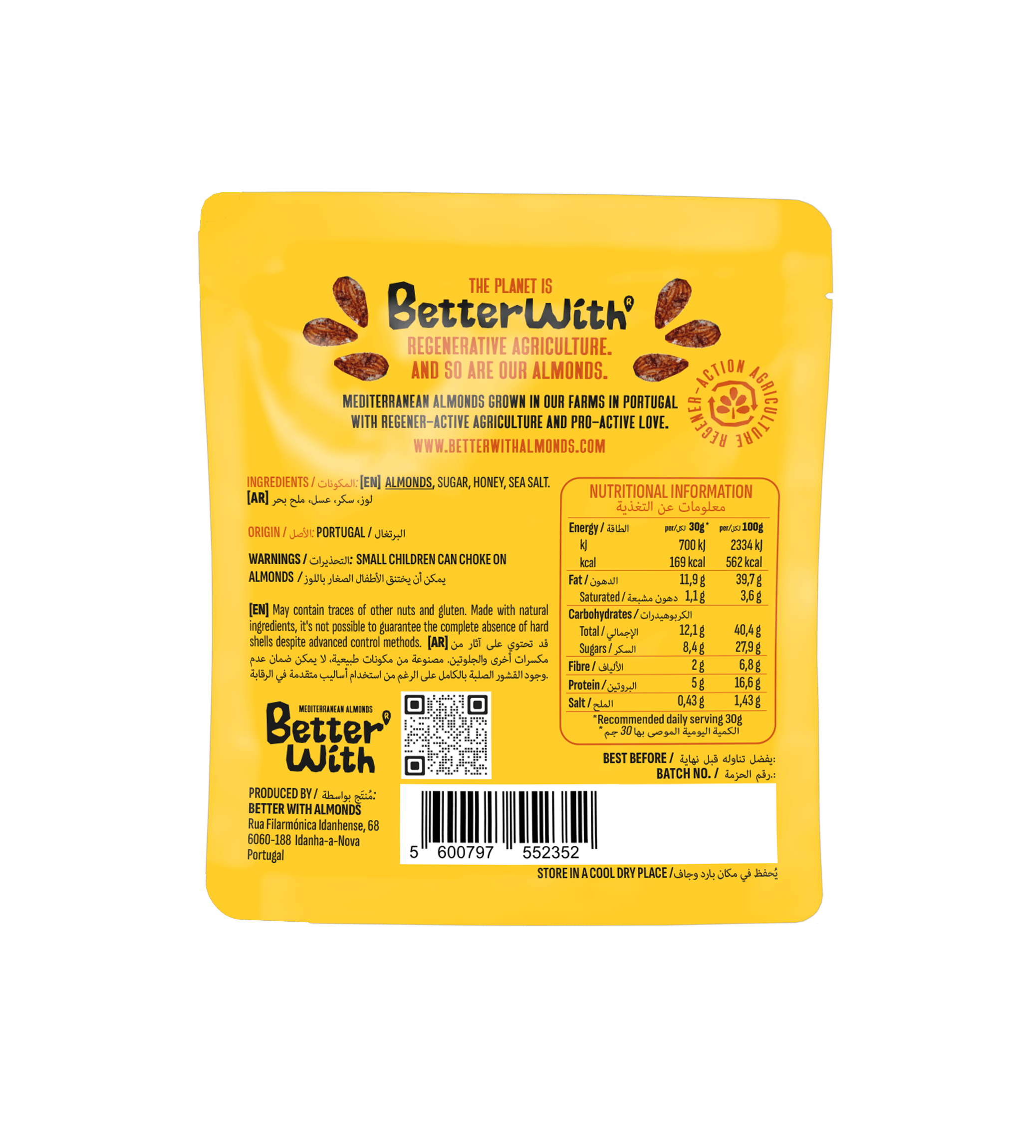Better With Almonds - Wholesale Nuts - Almonds Better With Honey and Sea Salt - 30g2