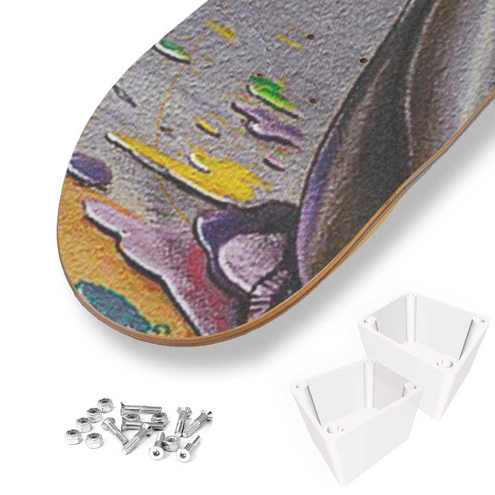 Beautiful Girls Graffiti Skateboard Wall Art Pro-Grade Maple Wood Home Decoration for wholesale by SkateboardArtsy