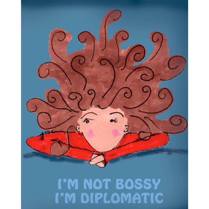 Je ne suis pas Bossy Print pour la vente par Little Feet's Opus, LLC