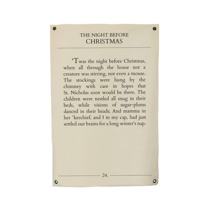 Joyfully Said - Wholesale Banner - Twas the Night Before Christmas | Canvas Banner