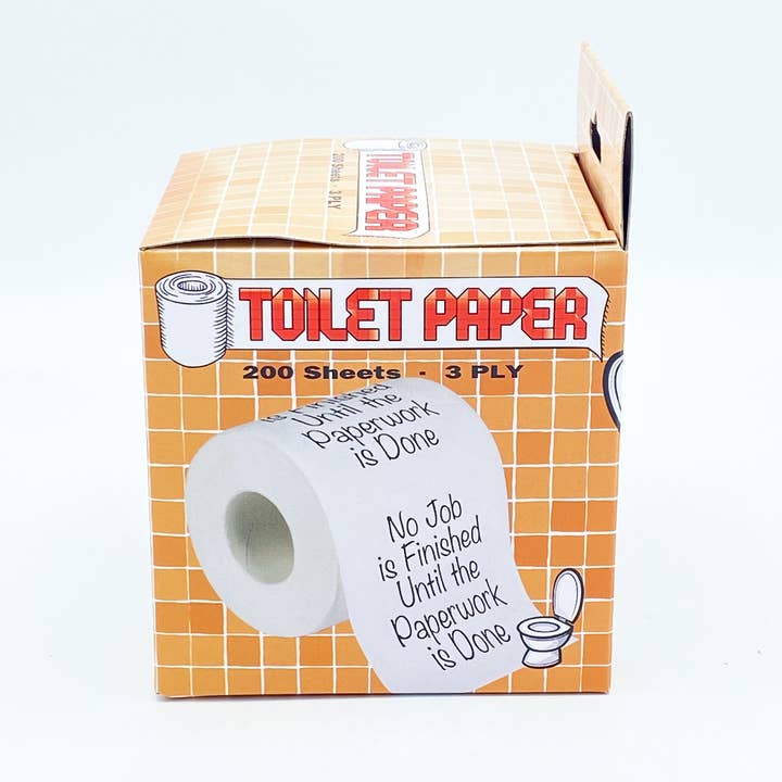 Island Dogs - Wholesale Toilet Paper - Novelty Toilet Paper - No Job Finished - Gift and Stocking Stuffer4