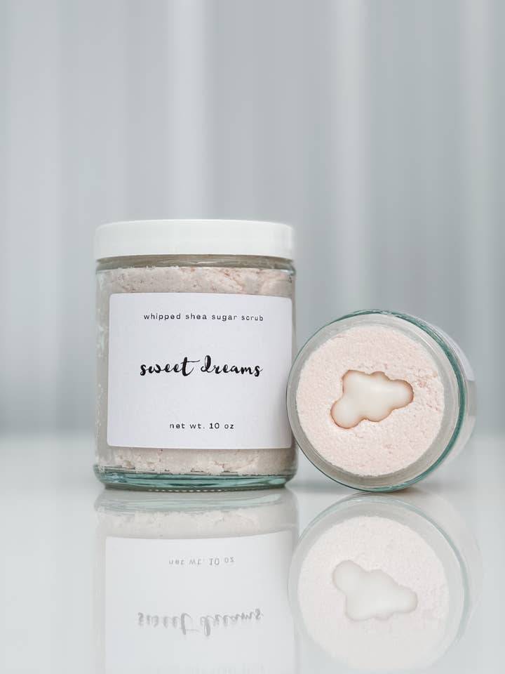 Sweet Dreams Foaming Sugar Scrub | Jasmine & Vanilla for wholesale by Aspen Essence