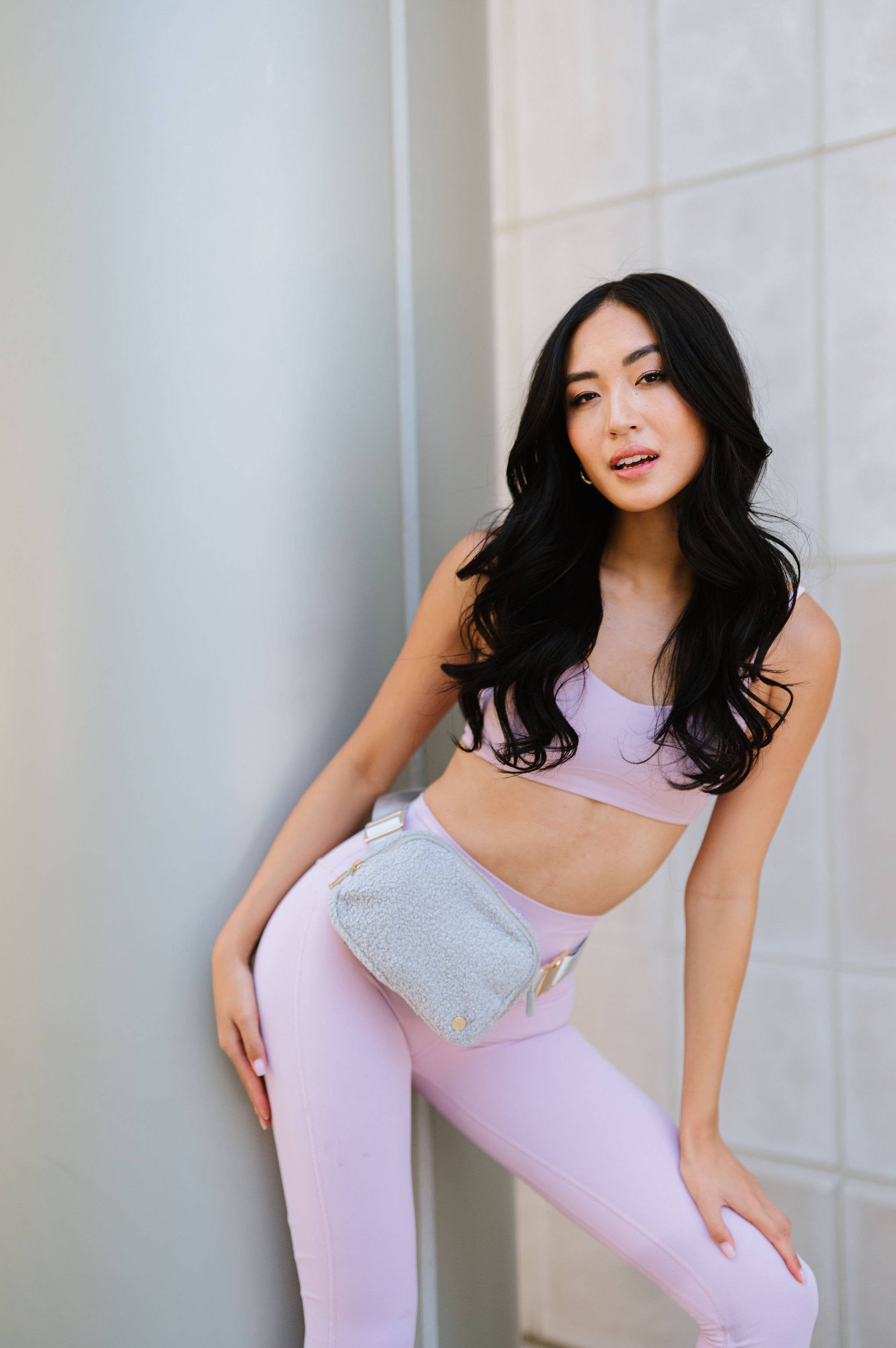 modern and chic - Wholesale Belt Bag - Women's - Aspen Sherpa Belt Bag - Crossbody Fanny Pack Waist Bag9