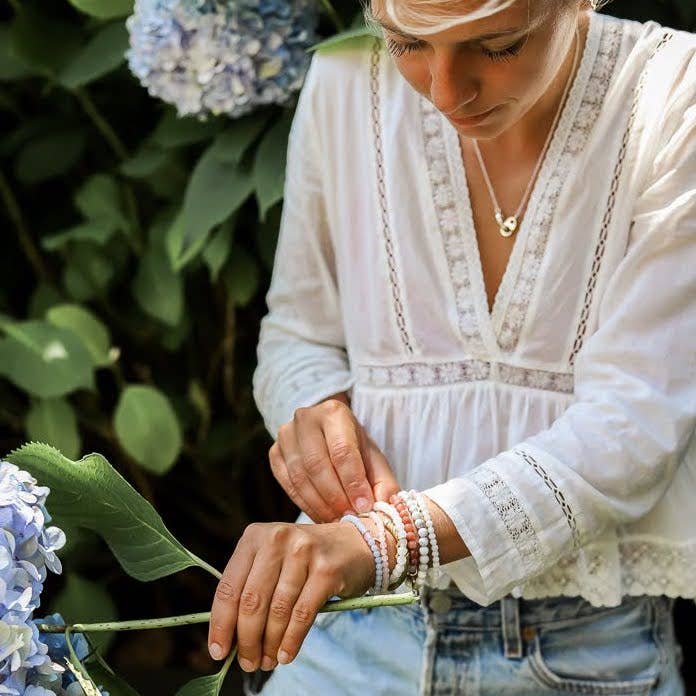 Sailormade - Vendita all'ingrosso Bracciale con perline - Bracciale da donna Rayminder UV Awareness in quarzo rosa6