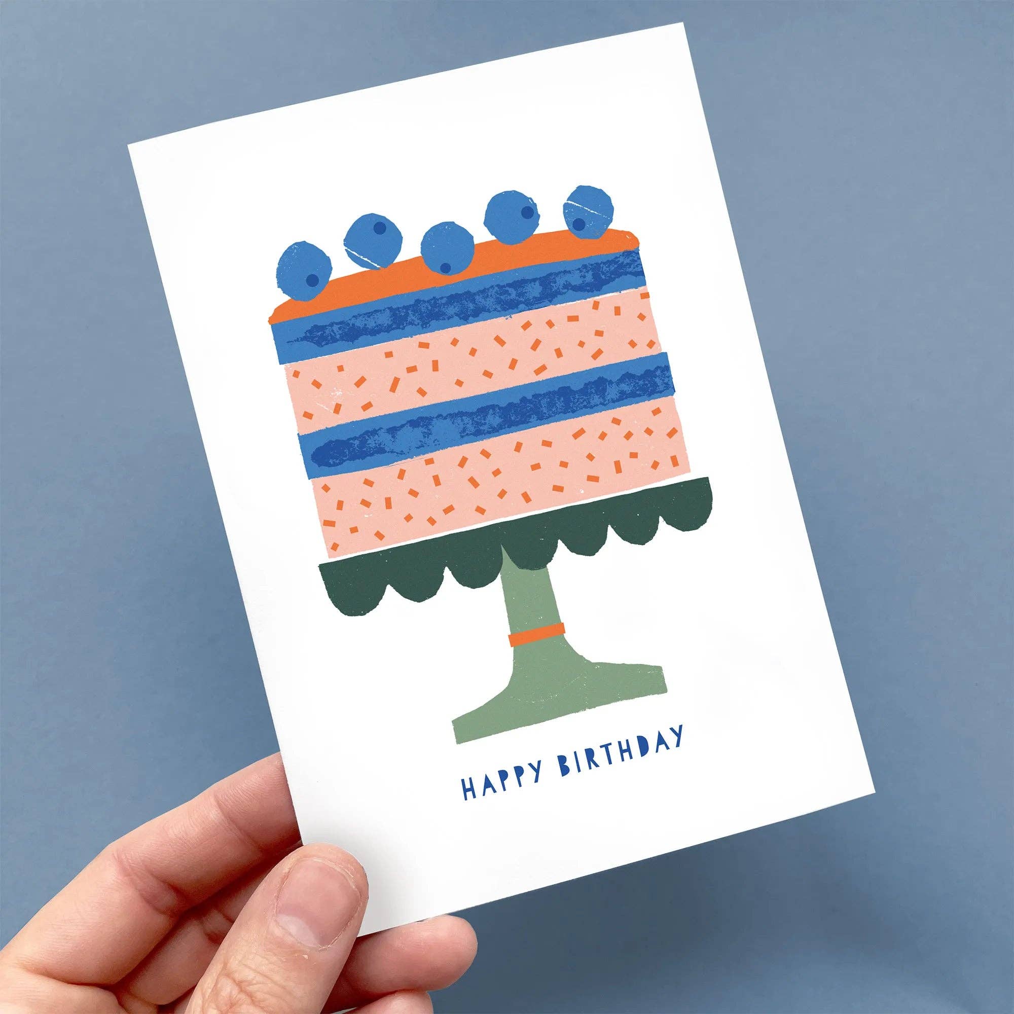 Kautzi Illustrations - Venta al por mayor Tarjetas de cumpleaños - Tarjeta de Felicitación Pastel de Cumpleaños – Venta al por Mayor2