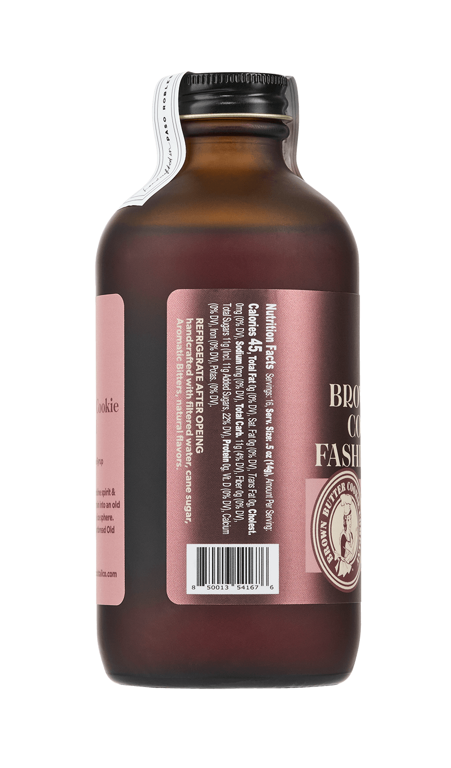 Yes Cocktail Co - Wholesale Cocktail Mix/Syrup - BBCCxYCC Brown Butter Cookie Old Fashioned Syrup2