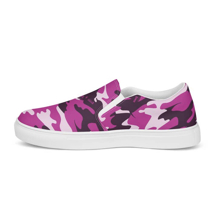 Stitch & Simon - Wholesale Slip-on trainers – Women′s - Women's Camo Slip-On Canvas Shoes | Stylish Footwear Fashion Camo Shoes4
