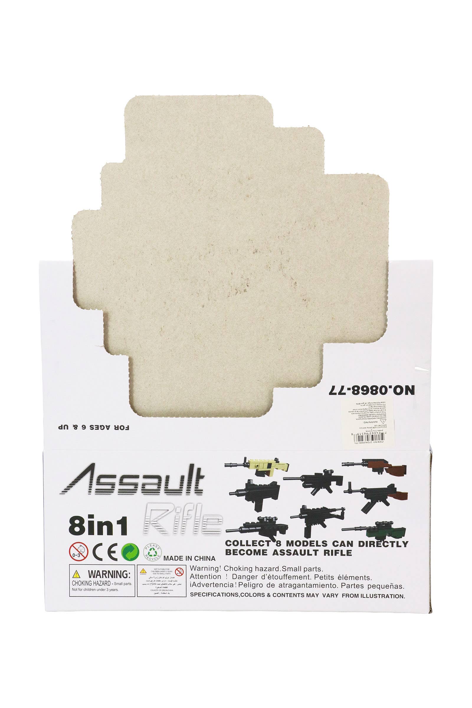 SORTIERT Feuerwaffen-Scharfschütze DIY Baustein-Kit - 16 Boxen für den Großhandel auf Faire3