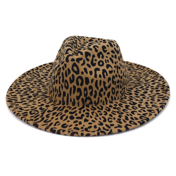 Suzie Q USA - Wholesale Fedora - Women's - leopard print Fedora Hats2