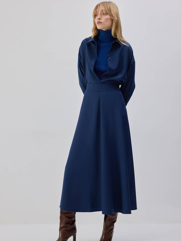 HIGH WAIST PANEL SKIRT for wholesale by Touché Privé