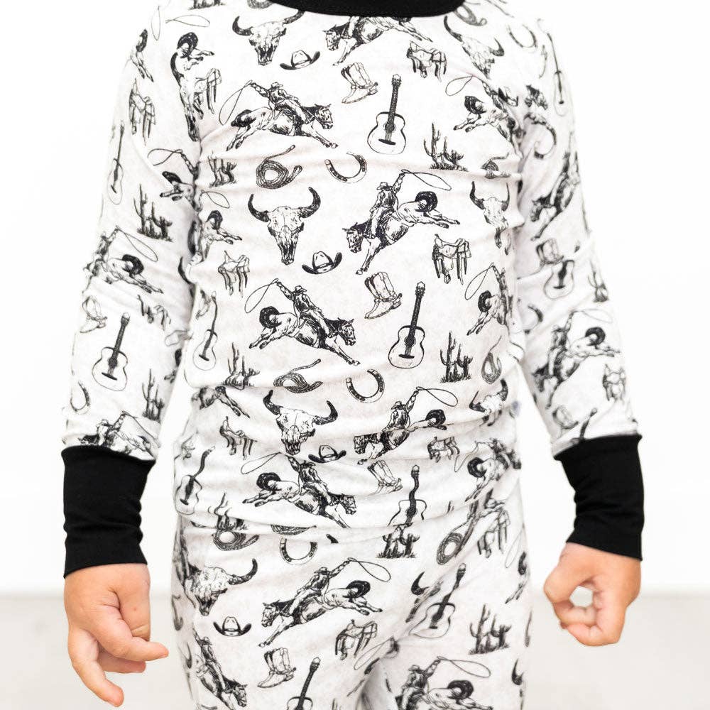 Laree + Co. - Vendita all'ingrosso Completo top e pantaloncini - Bambini - Set a maniche lunghe in bambù Hunter 2 pezzi0