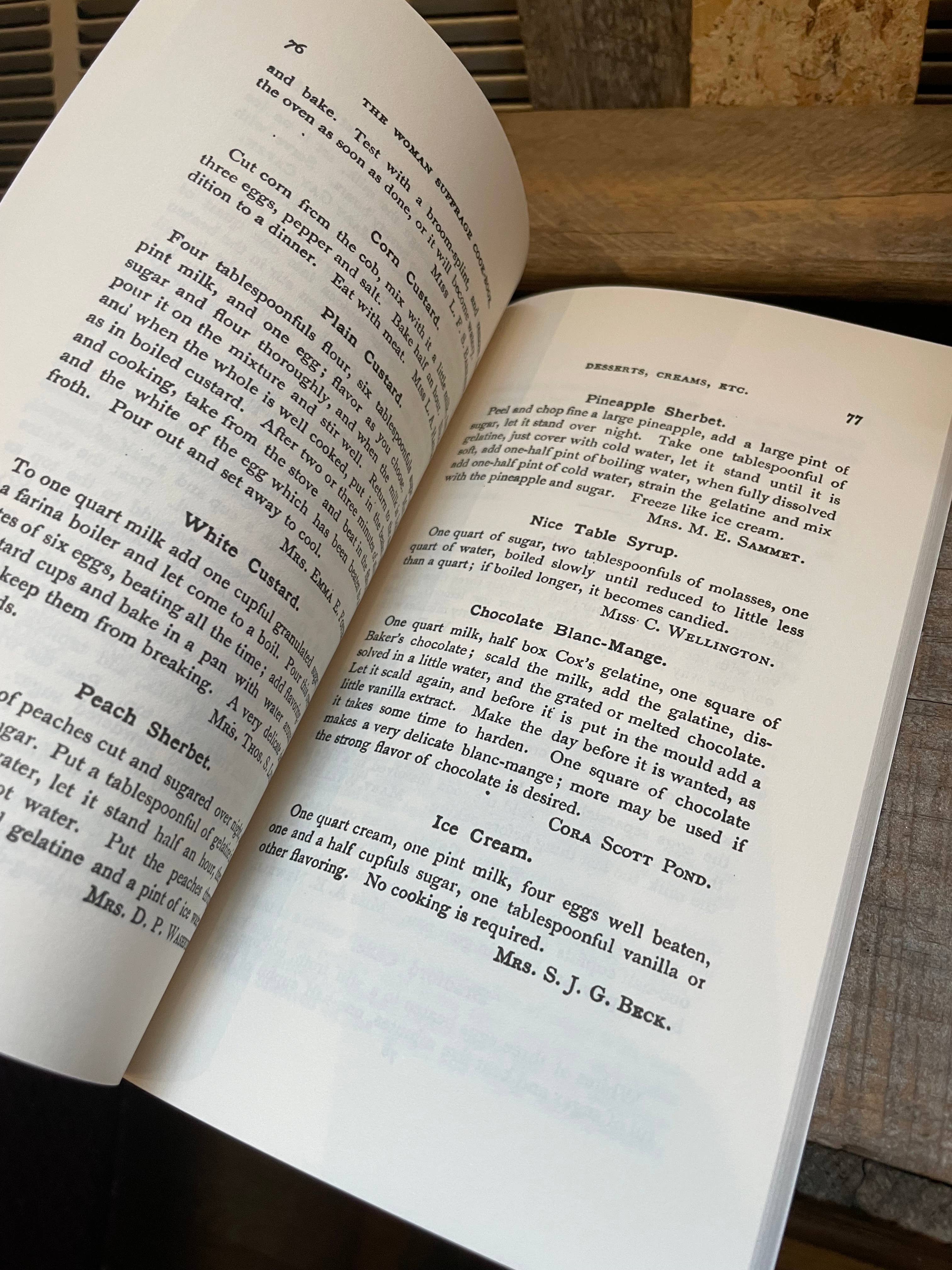 Applewood Books - Wholesale Cookbooks & Food - The Woman Suffrage Cook Book2