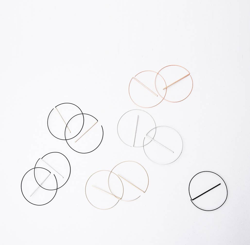 Pursuits - Vendita all'ingrosso Orecchini a cerchio - Orecchini a cerchio flottanti3