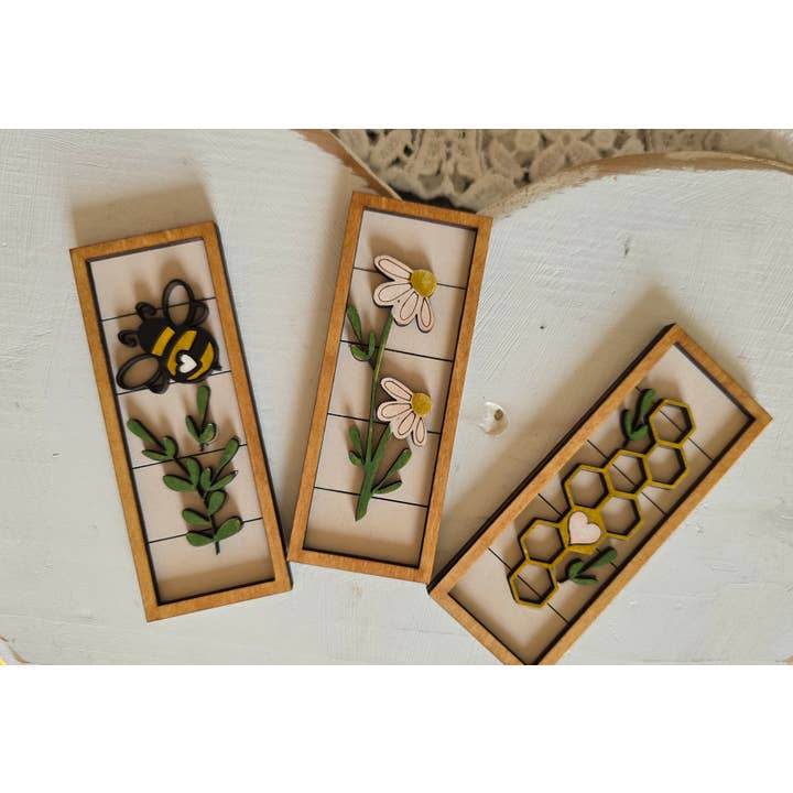 Silver Birch Designs Jewelry - Wholesale Magnet - Daisy/ Bee Magnet Set/ Kitchen Magnet Set1