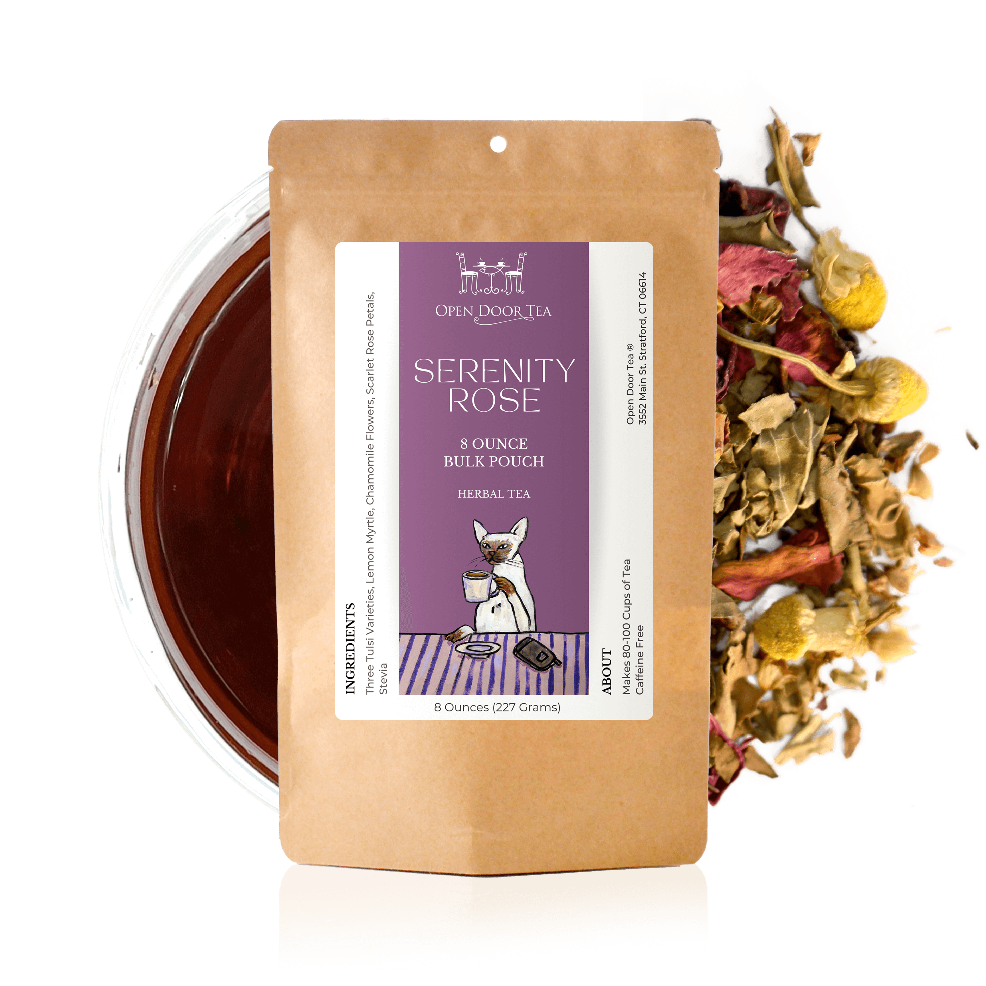 Open Door Tea - Wholesale Loose Tea - Serenity Rose | Tulsi Tea | Bulk or Retail6