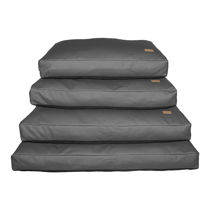 Cuscino Grigio in finta pelle per la vendita all'ingrosso da parte di Earthbound Italia