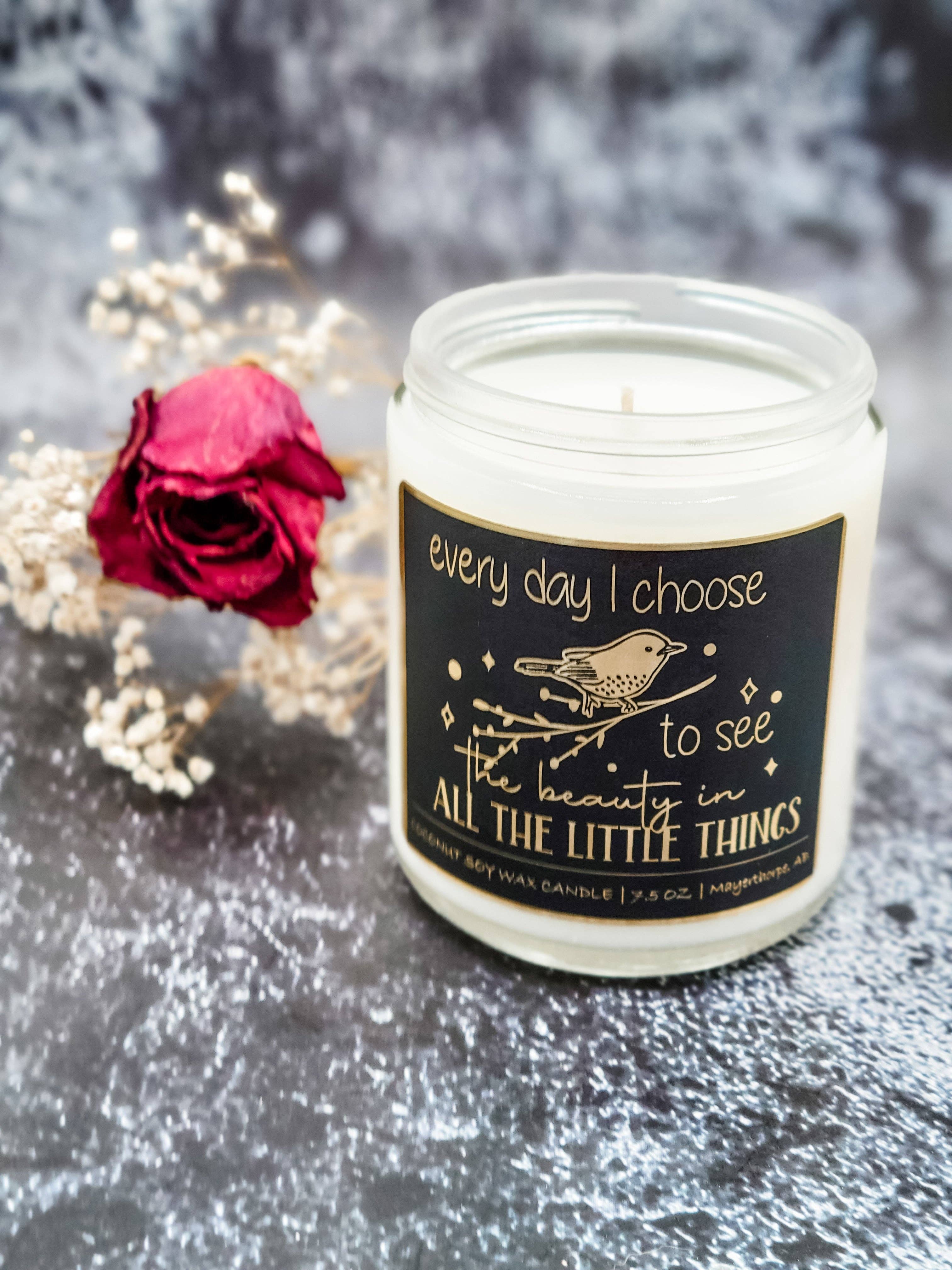 Dark Horse Handcrafted - Wholesale Jar/Filled Candle - Affirmation Candles, 100% Natural Coconut Soy, 7.5 oz2