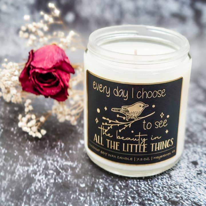 Dark Horse Handcrafted - Wholesale Jar/Filled Candle - Affirmation Candles, 100% Natural Coconut Soy, 7.5 oz2