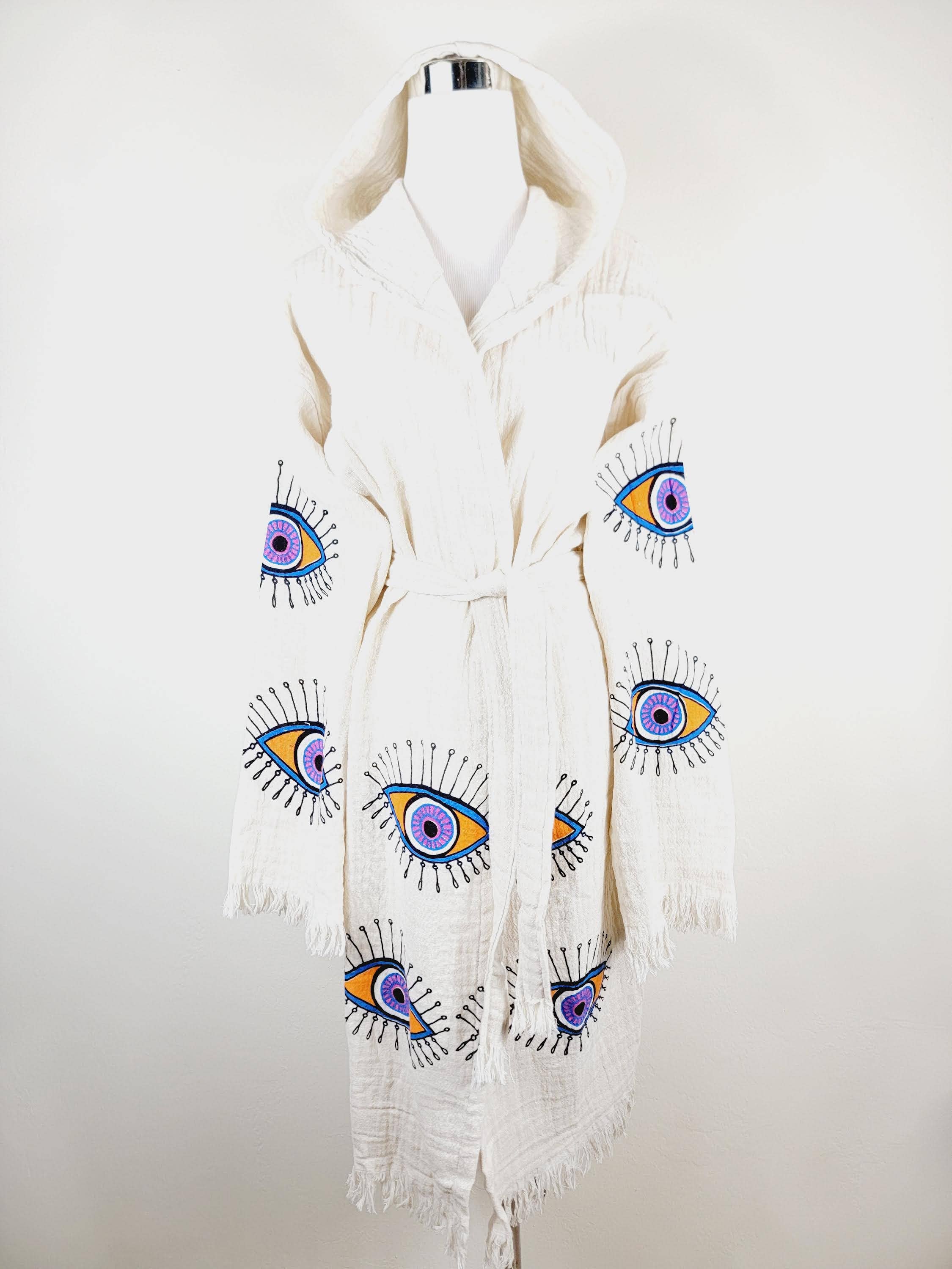 EBRU Home - Wholesale Robe - Unisex - Muslin Robe, Beach robe, Bath robe and spa, Unisex Robe 13